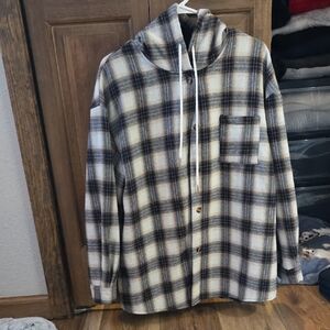 SHEIN Black Fleece Jacket